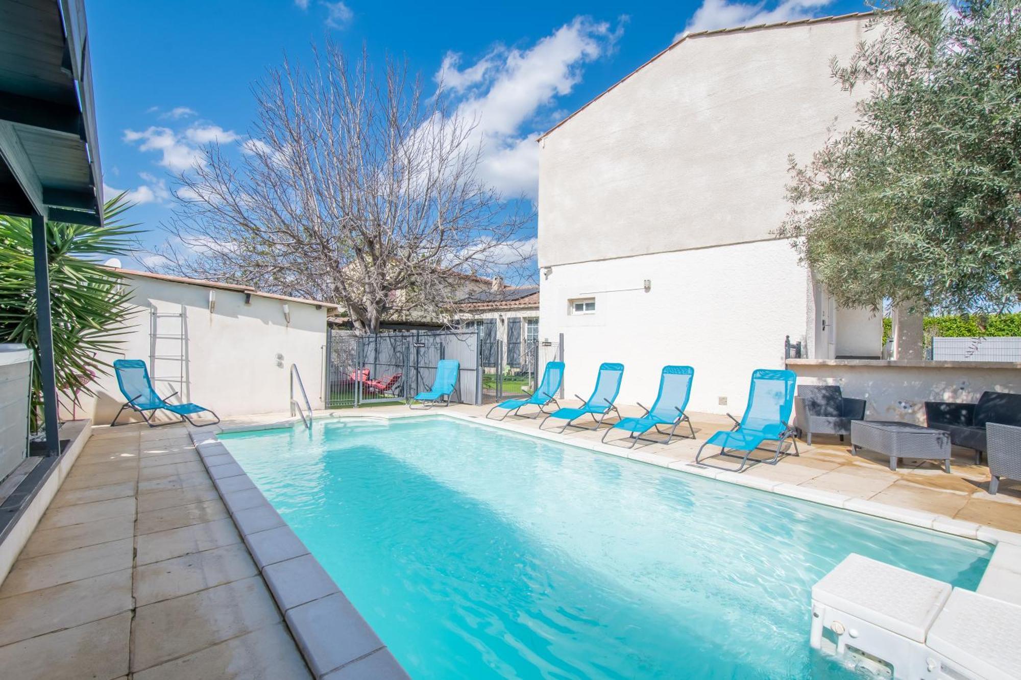 Guesthouse La Costiere - Logements Independants - Espace Piscine Jacuzzi Lunel  Buitenkant foto