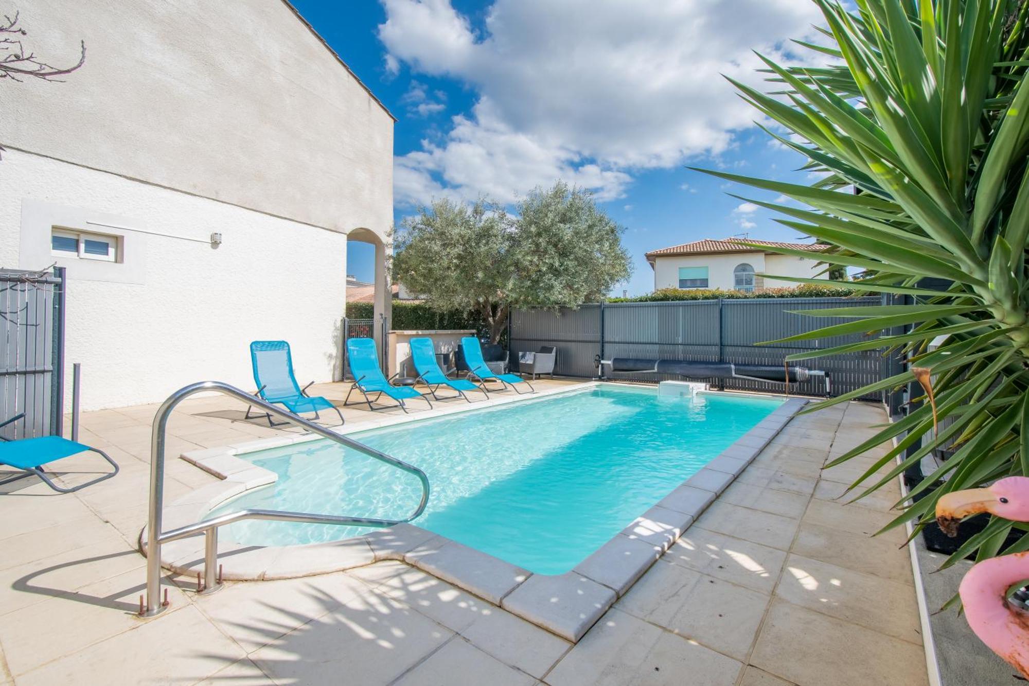 Guesthouse La Costiere - Logements Independants - Espace Piscine Jacuzzi Lunel  Buitenkant foto