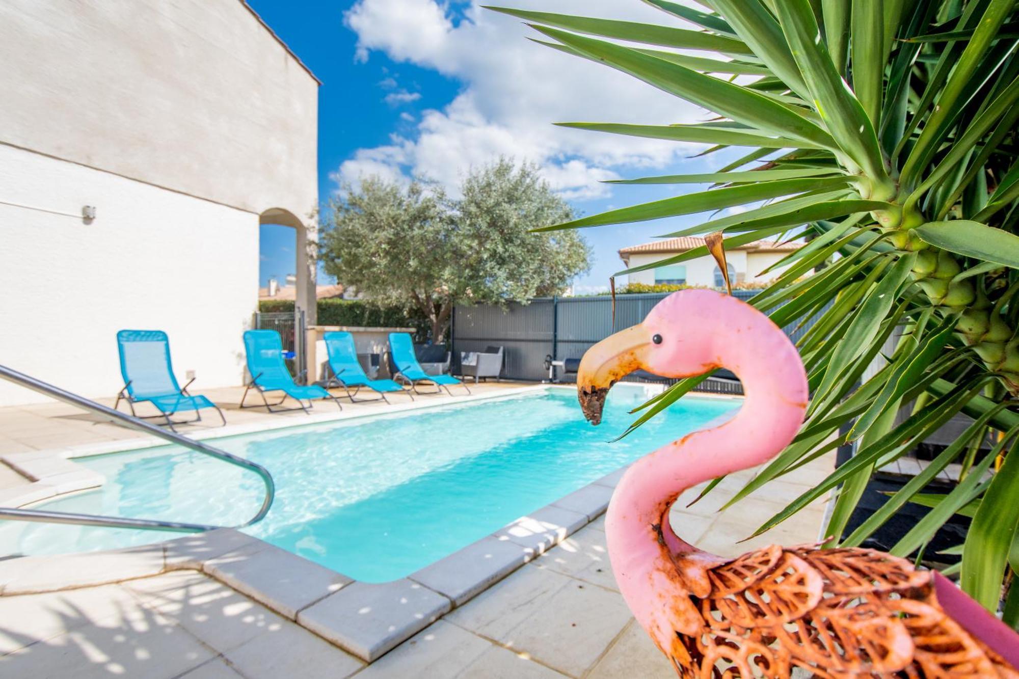 Guesthouse La Costiere - Logements Independants - Espace Piscine Jacuzzi Lunel  Buitenkant foto